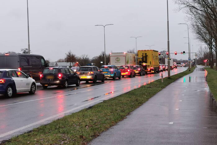 Grote verkeerschaos door afsluiting