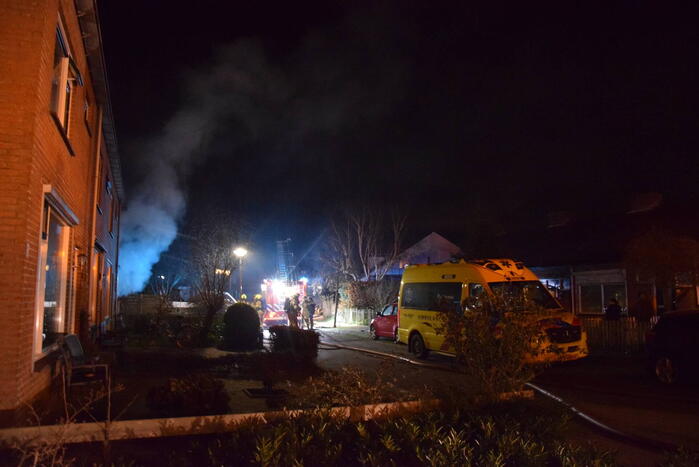 Uitslaande brand in woning waar eerder vrouw werd overgoten met zuur