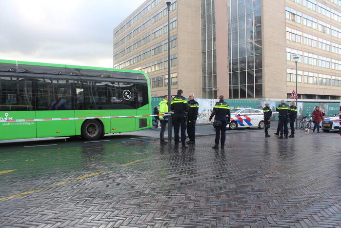 Bakfiets betrokken bij botsing met lijnbus
