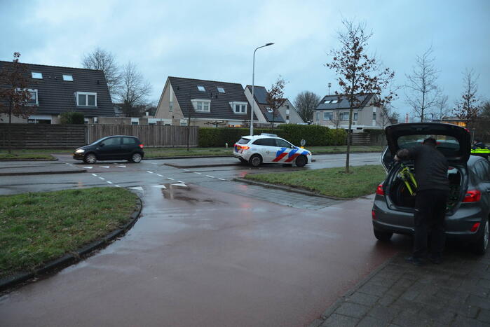 Jongen op fiets gewond bij botsing