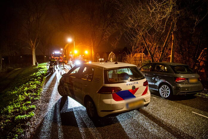 Voetganger raakt gewond bij botsing met brommerrijder