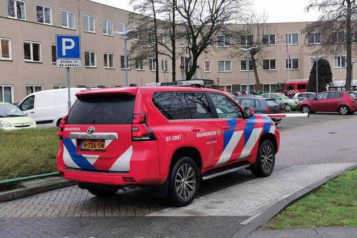 Ontruiming na brand bij zorginstelling