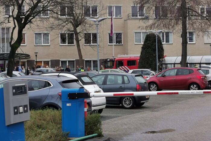 Ontruiming na brand bij zorginstelling