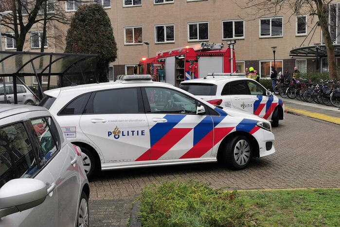 Ontruiming na brand bij zorginstelling