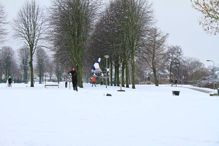 Winters weer zorgt voor sneeuwpret in Weert