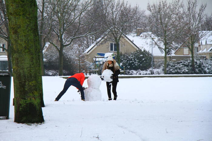Winters weer zorgt voor sneeuwpret in Weert