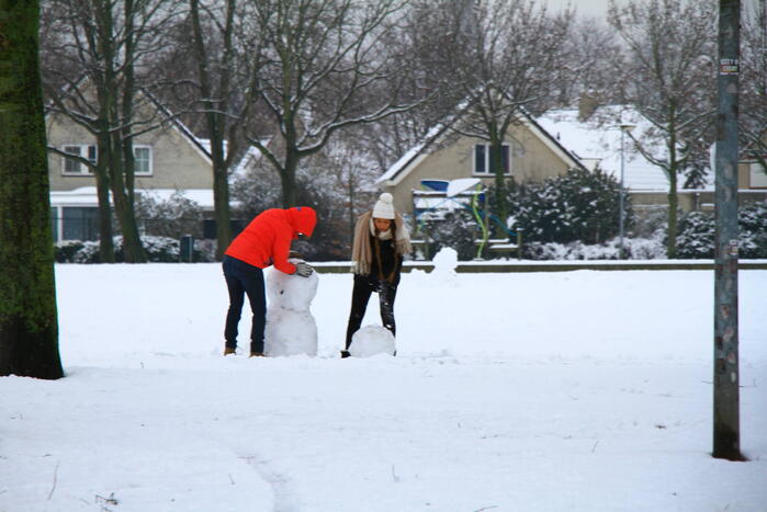 Winters weer zorgt voor sneeuwpret in Weert