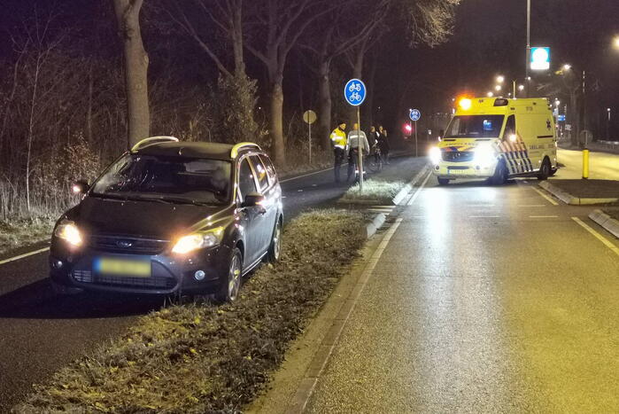 Fietser geschept bij oversteekplaats