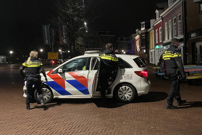 Flinke politie-inzet bij ongeregeldheden
