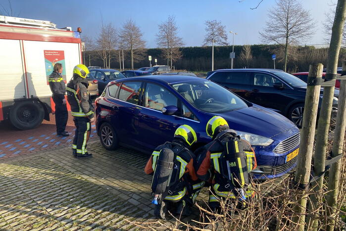 Smeulende vastgelopen rem veroorzaakte bijna een brand