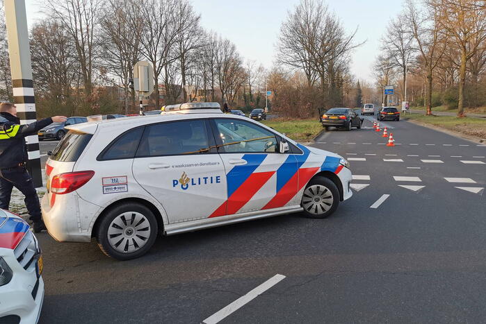 Automobilist ramt verkeerslicht