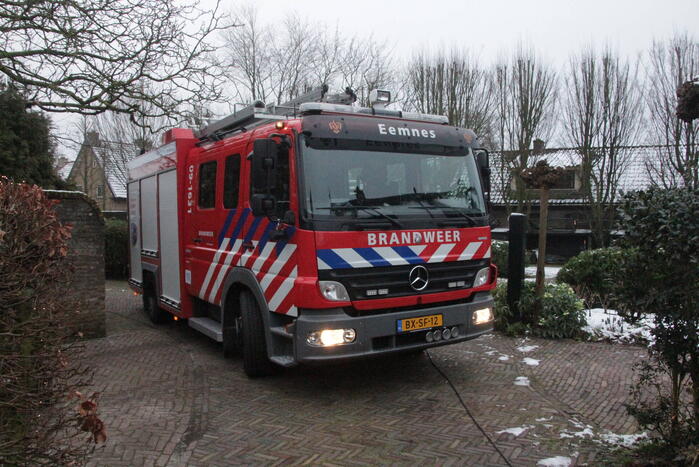 Kelder van woning vol water