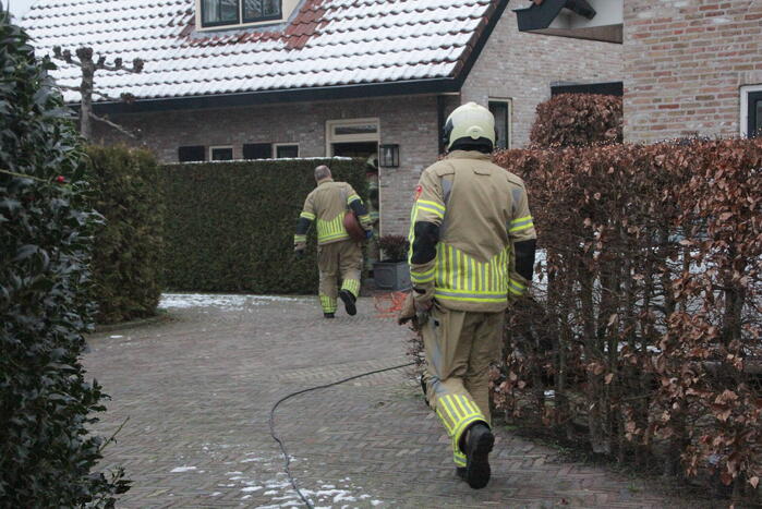 Kelder van woning vol water