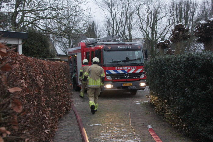 Kelder van woning vol water