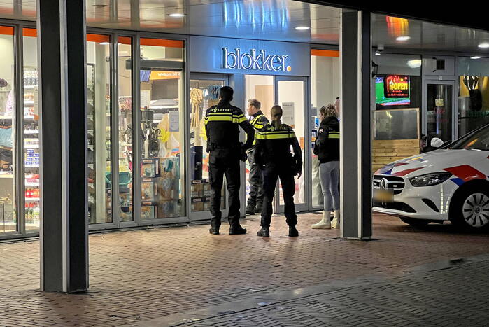 Overval op filiaal Blokker