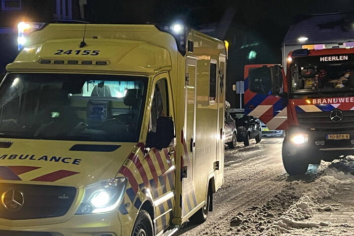 Persoon gewond na brand in woning