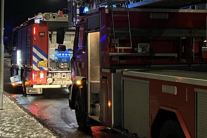 Persoon gewond na brand in woning