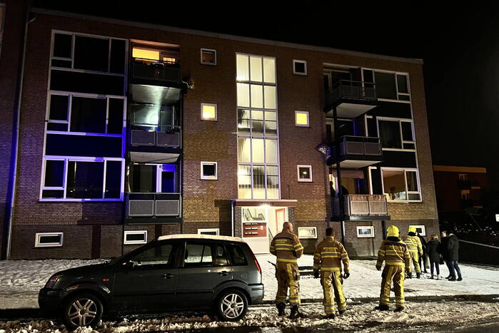 Persoon gewond na brand in woning