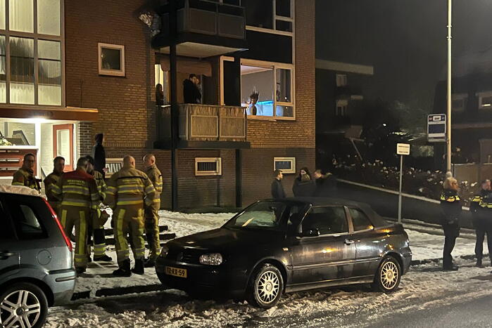 Persoon gewond na brand in woning