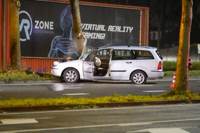 Eenzijdig ongeval tegen boom