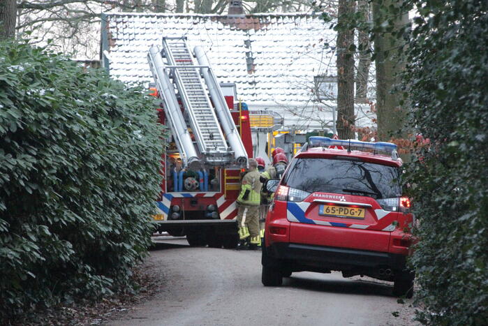 Middelbrand in vrijstaande villa