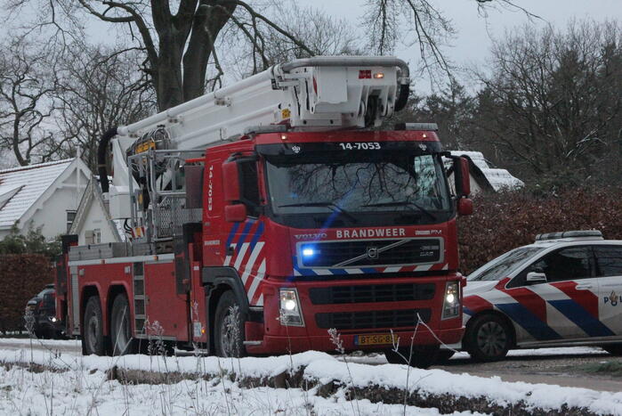 Middelbrand in vrijstaande villa