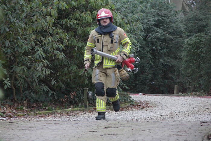 Middelbrand in vrijstaande villa