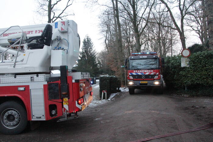Middelbrand in vrijstaande villa