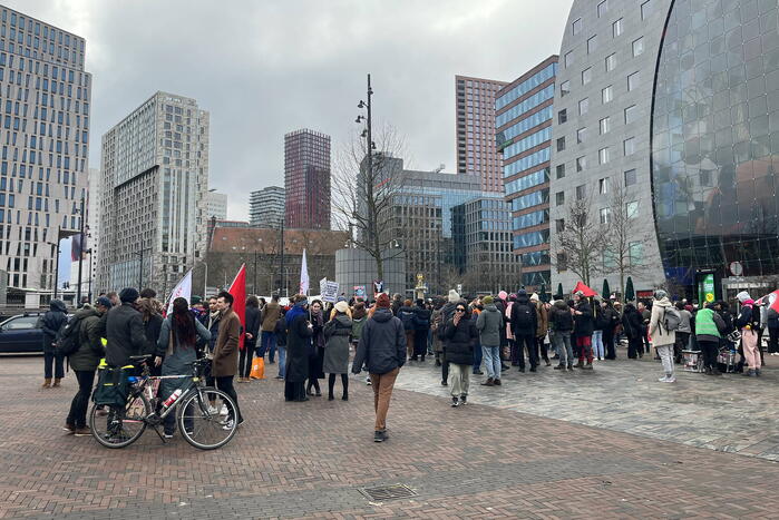Demonstratie tegen racisme en fascisme