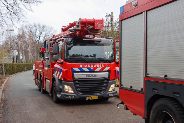 Rookontwikkeling bij schoorsteenbrand