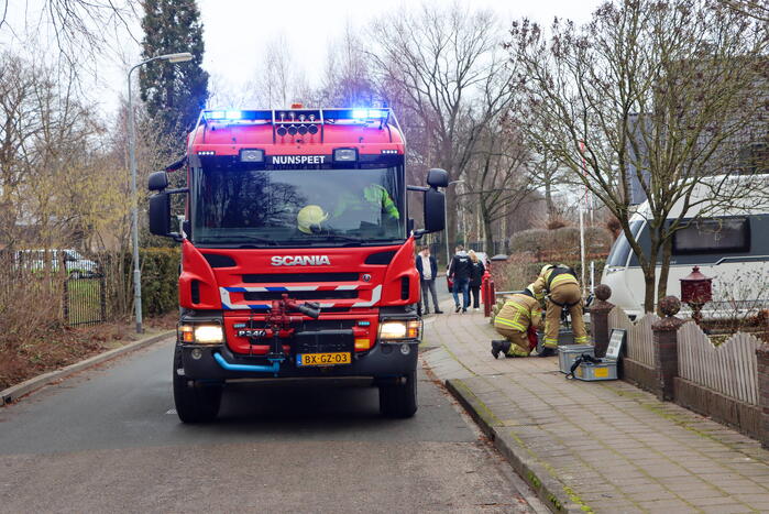 Rookontwikkeling bij schoorsteenbrand