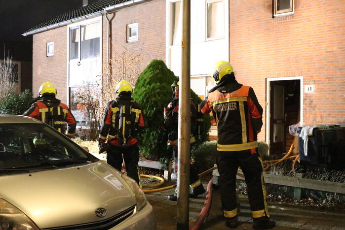 Twee gewonden bij woningbrand