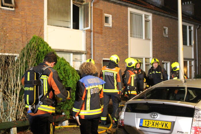 Twee gewonden bij woningbrand