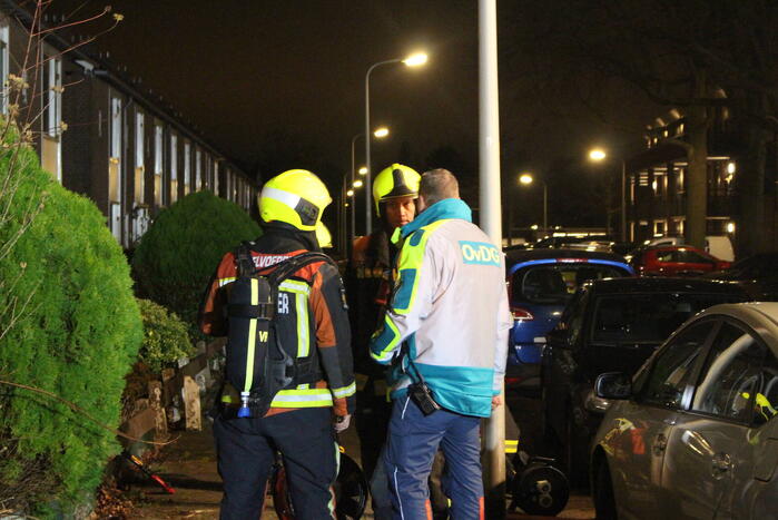 Twee gewonden bij woningbrand