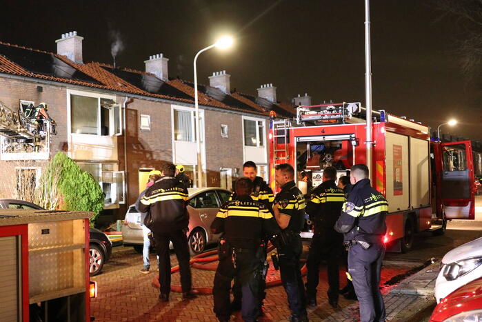 Twee gewonden bij woningbrand
