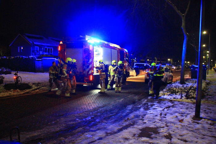 Onderzoek in flat vanwege melding van brand