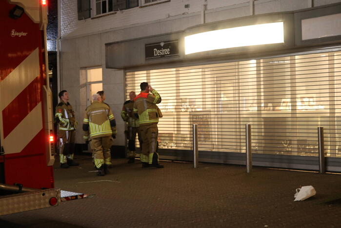 Rookgenerator geactiveerd in juwelier