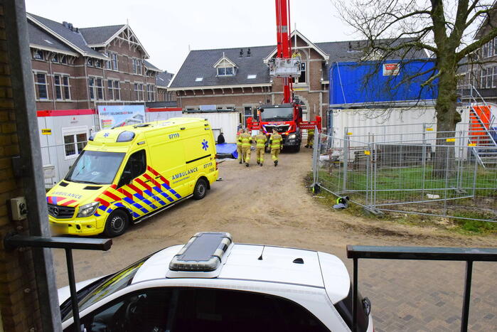 Bouwvakker gewond bij bedrijfsongeval