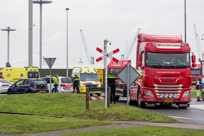 Gewonde bij kop-staart aanrijding