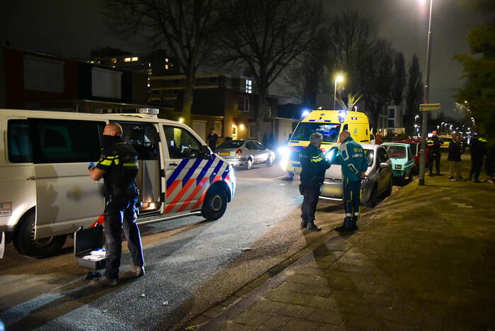 Aanhouding en gewonde na verkeersruzie