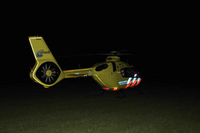 Traumateam assisteert bij incident in woning