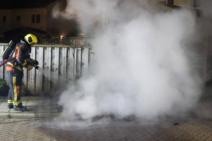 Kliko verwoest door brand