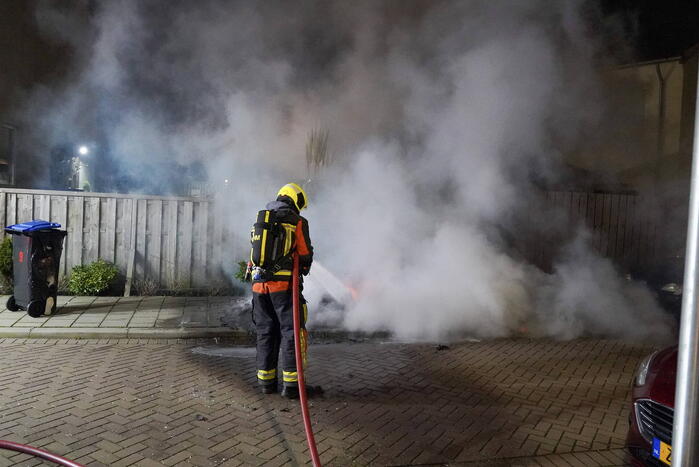 Kliko verwoest door brand