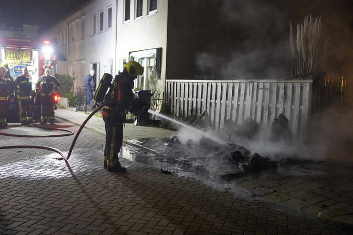 Kliko verwoest door brand