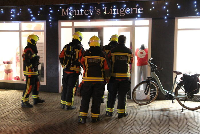 Brandgerucht in winkel blijkt storing