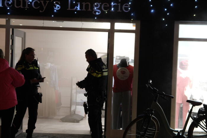 Brandgerucht in winkel blijkt storing