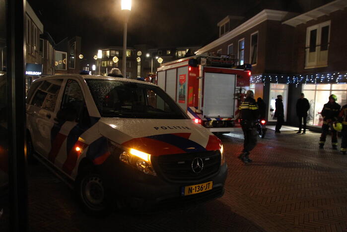 Brandgerucht in winkel blijkt storing
