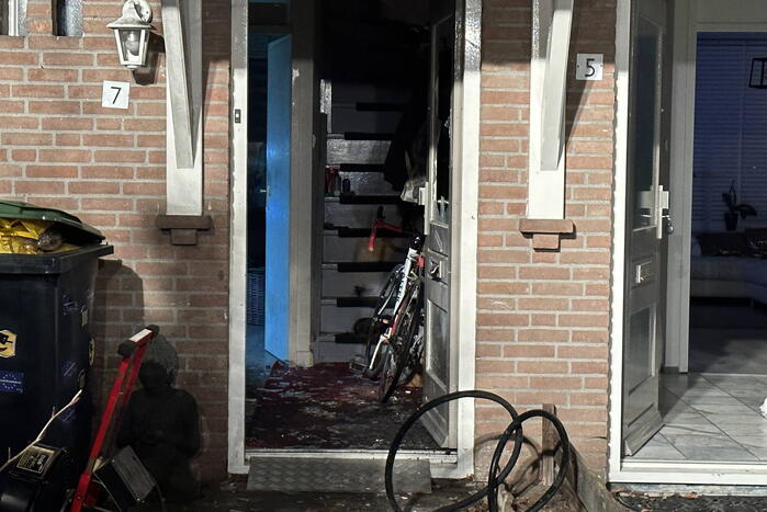 Aanhouding bij woningbrand