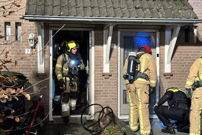 Aanhouding bij woningbrand