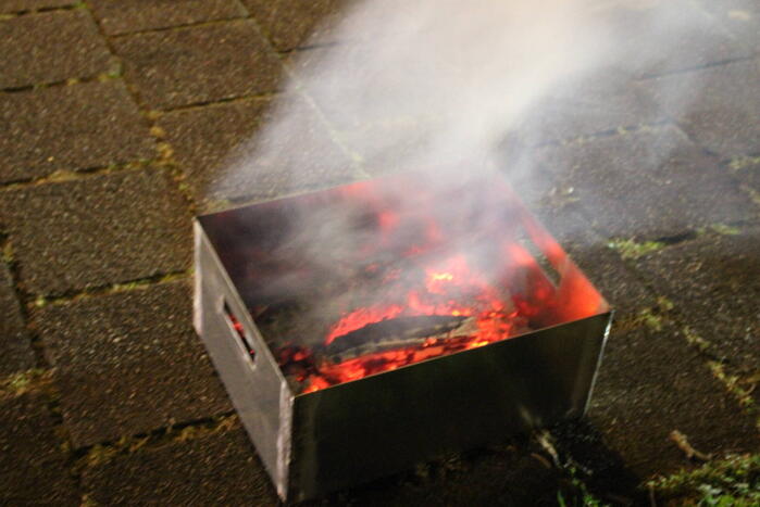 Schoorsteenbrand tijdig geblust